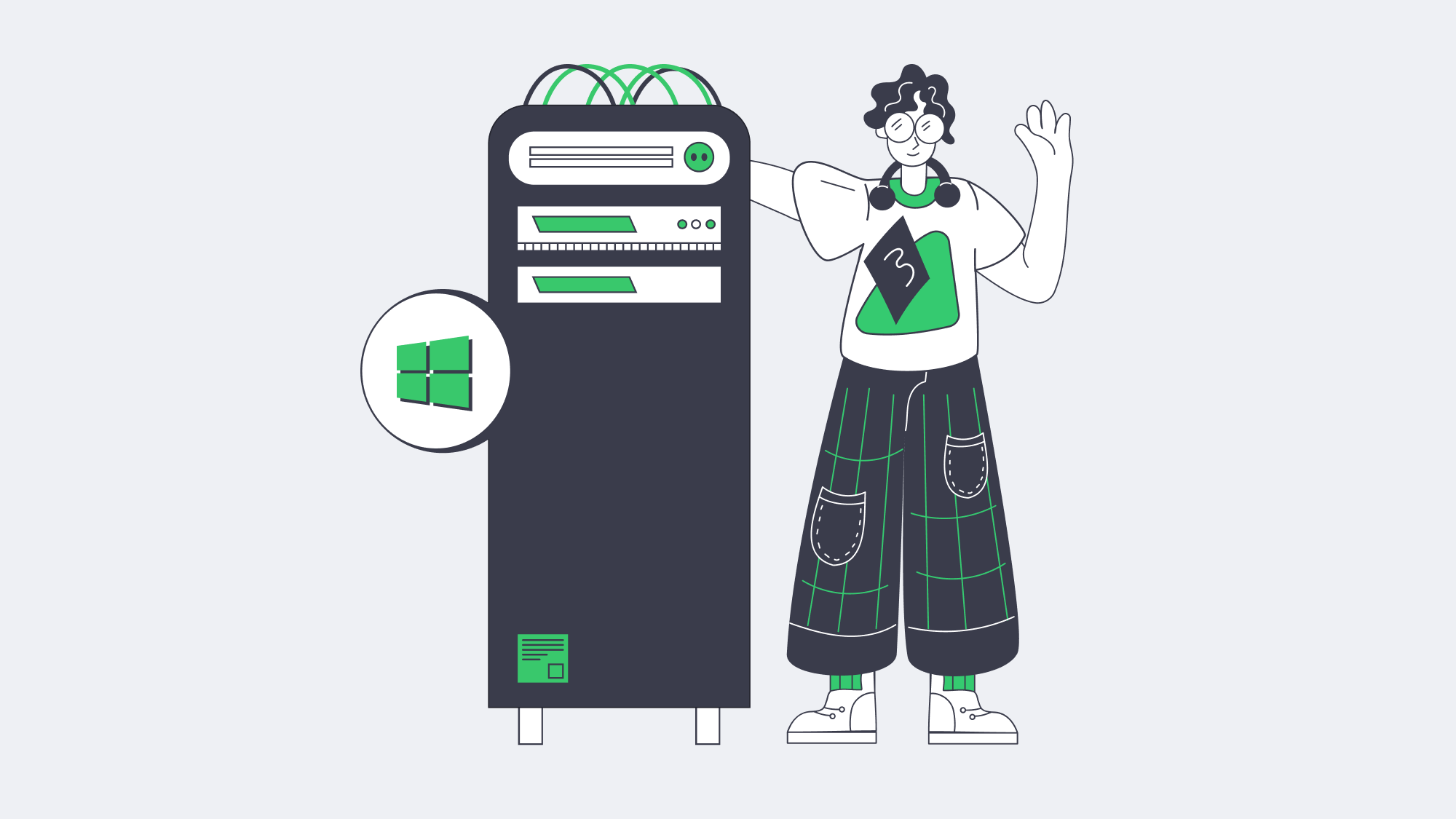Windows dedicated servers are nodes in a cross-cloud control plane that can be programmed.