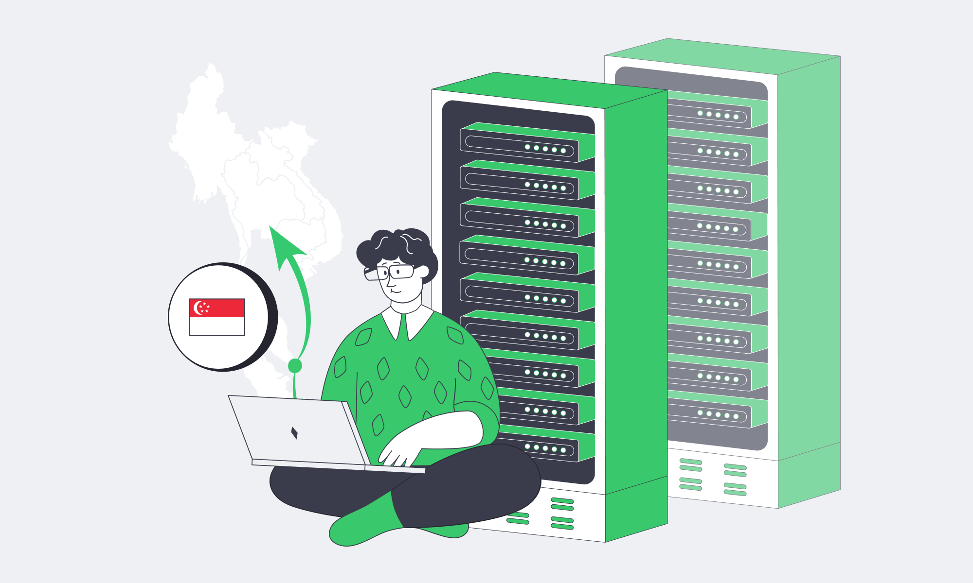 Order a server in Singapore