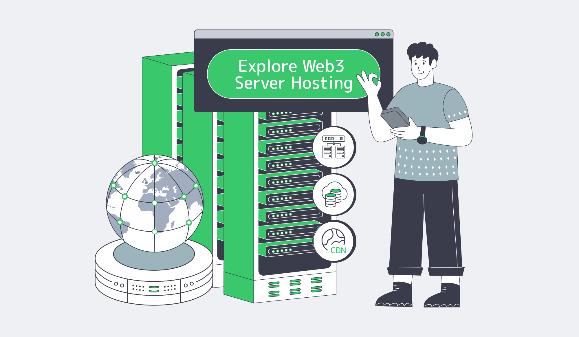 Melbicom web3 server hosting with BGP, storage, CDN, and regions